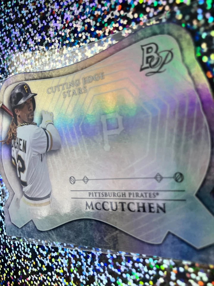 2014 Bowman Platinum Baseball Cutting Edge Stars CES-AM Andrew McCutchen - Image 4 of 4