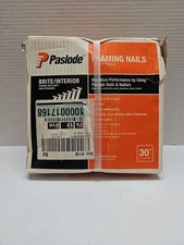 Paslode, Framing Nails, 650836, 30 Degree RounDrive Brite, 3 inch x .120 Gauge
