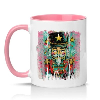 Xmas Nussknacker Soldat Unisex 11oz Keramiktasse Retro Weihnachtsgeschenk für sie