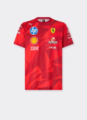 Scuderia Ferrari F1 Men's Team Special Edition Las Vegas T-Shirt Red