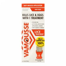Vamousse Lice Treatment Mousse 177ml 1 Pack New