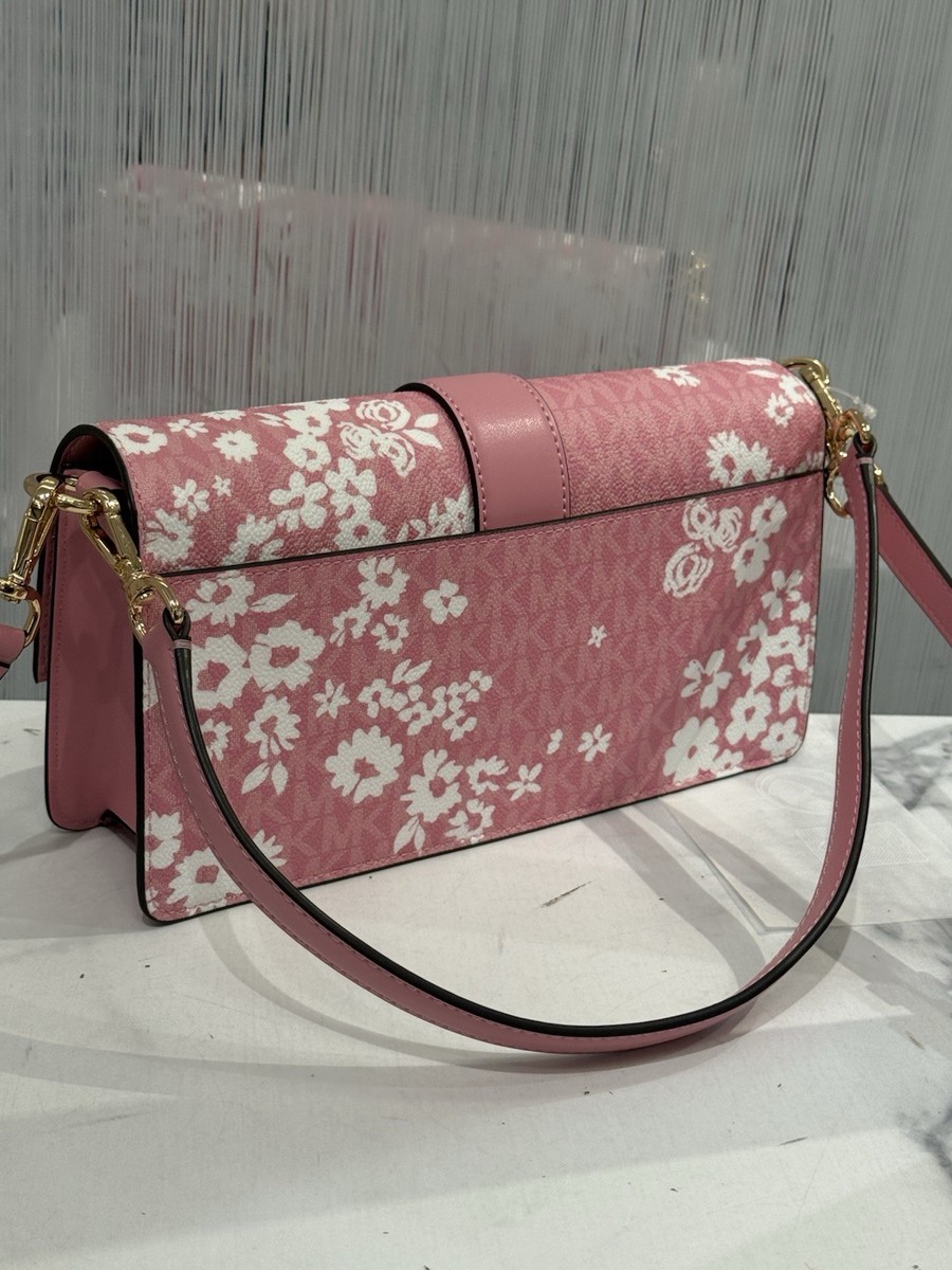 mi♡ MICHAEL KORS Greenwich Medium Printed Signature Logo Convertible