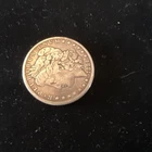 1886 Morgan Silver Dollar Coin $1 US Circulated 0.9 Fineness Silver Uncertified