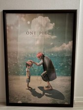 One Piece Shanks Luffy Romance Dawn Poster Frame Wall Art 34x25 inches