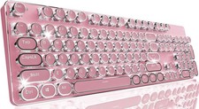 SEUNKWANG EWEADN Typewriter Style Mechanical Keyboard PC-Pink NEW
