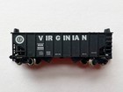 N-Scale Virginian (VGN) Two-Bay Open Hopper 9501 w/ Rapido Couplers