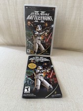 *ARTWORK & MANUAL ONLY* Star Wars: Battlefront II 2 Sony PSP 2005! Black Label!