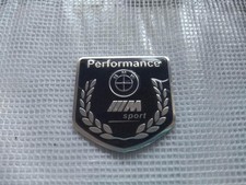BMW M Performance Home Base Emblem Plate Black