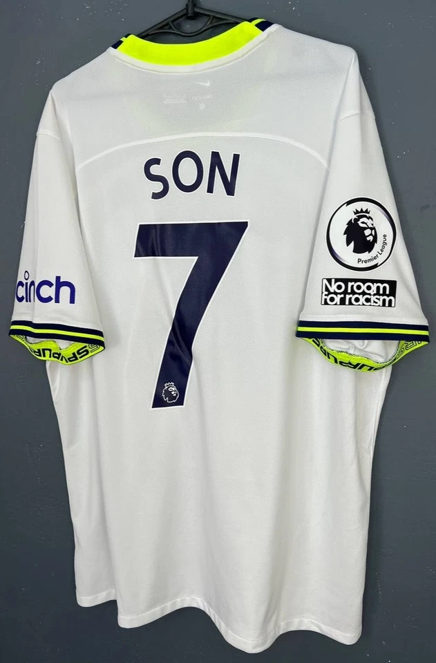NIKE MEN TOTTENHAM HOTSPUR 2022/2023 SON #7 SOCCER FOOTBALL SHIRT JERSEY SIZE XL - Image 3 of 4
