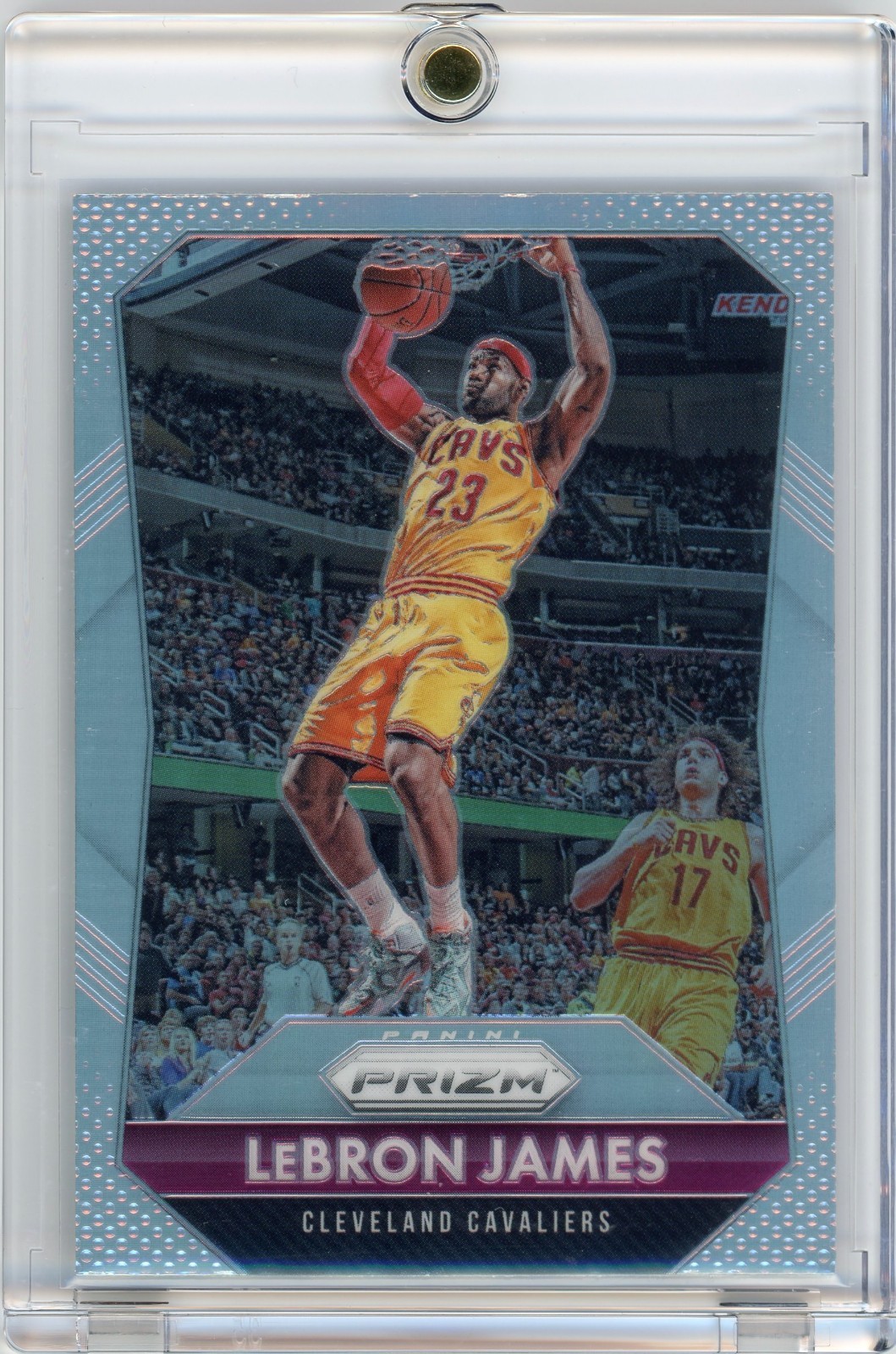 LeBron James 2015-16 Prizm Basketball #125 Silver Prizm Cavaliers