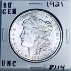 1921 BU GEM MORGAN SILVER DOLLAR UNC MS+++ U.S. MINT RARE COIN 8114