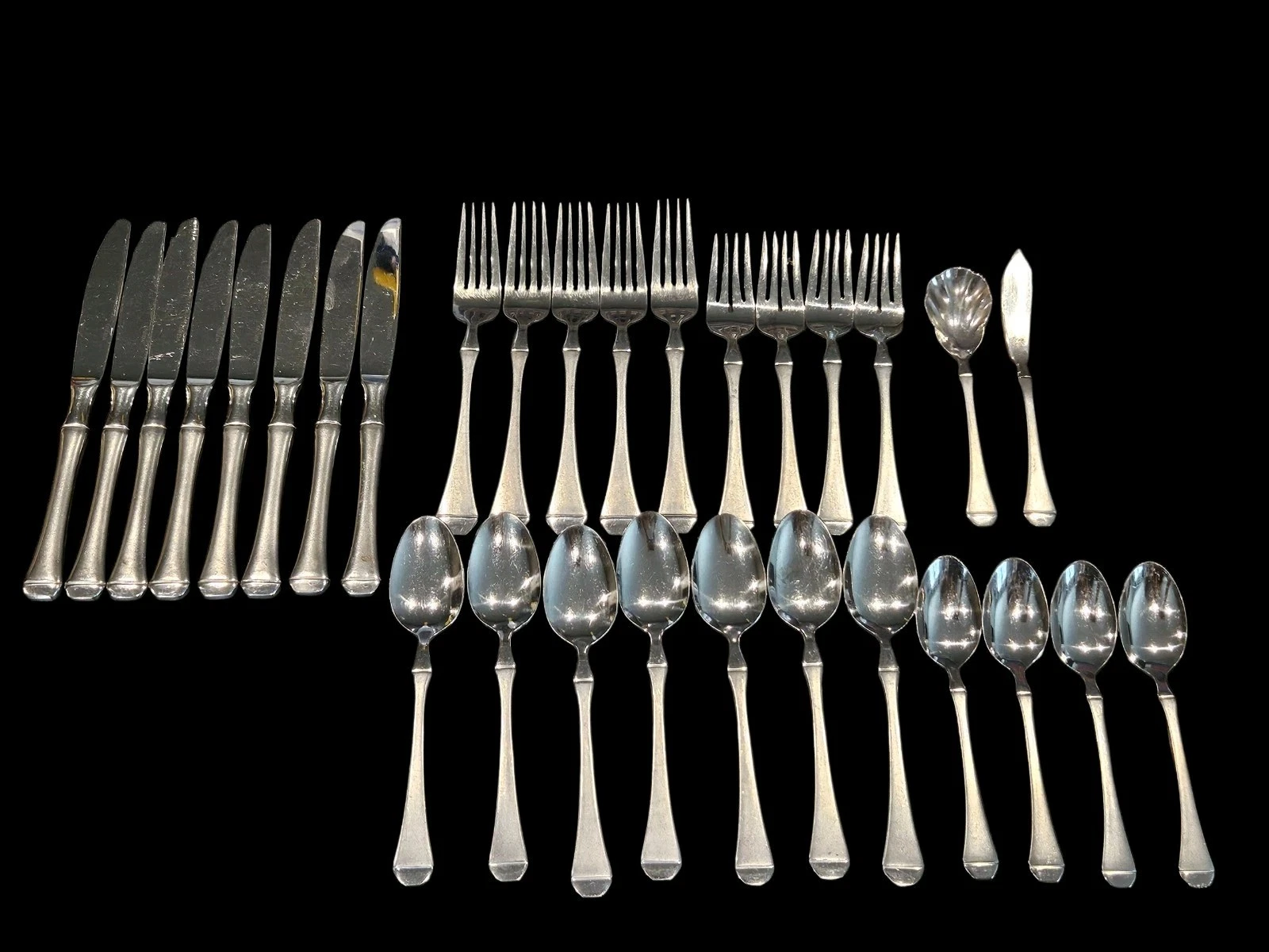 Oneida OBSIDIAN Stainless 18/10 Flatware Indonesia 30 Pieces