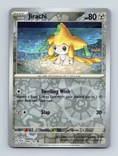Jirachi 098/142 Uncommon SV07: Stellar Crown Pokemon Reverse Holo Near Mint