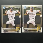 Two (2) Card Lot of 2025 Bowman Chrome Prospects #BCP-86 KONNOR GRIFFIN
