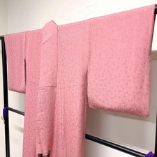 Japanese Kimono Color out Ground e Family Pure Silk 091