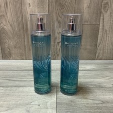 Bath  Body Works SEA ISLAND COTTON Fine Fragrance Mist Spray  Qty 2 Brand New