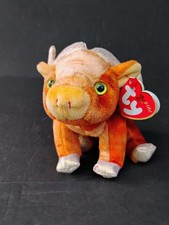 TY Beanie Baby - THE OX Chinese Zodiac 6 inch - MWMTs Stuffed Animal Toy