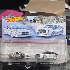 Hot Wheels Car Culture 2-Pack Lancia Rally 037 & '84 Audi Sport quattro 1:64