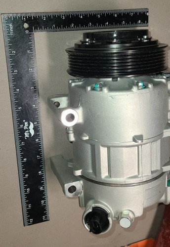 A/C Compressor with Clutch Air Conditioner Compressor Replacement Compatible wit - Picture 8 of 19