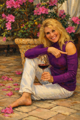 American Actress Audrey Landers Painting Style Art Poster Photo 24x36