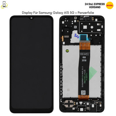 Display Für Samsung Galaxy A12 A125F OLED Bildschirm Touchscreen Rahmen Schwarz