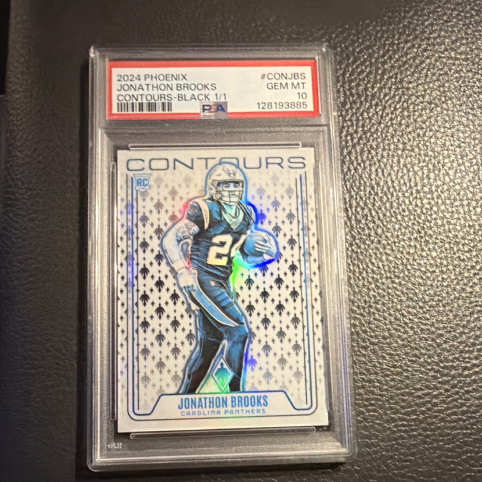 Jonathon Brooks Panini Phoenix Contours #CONJBS Black 1/1