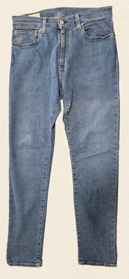 LEVIS 512 Herren Jeans Hose W31 L32 Premium Slim Fit Tapered Stretch 18105 Blau
