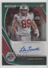 2021 Panini Prizm Draft Picks Green Luke Farrell #DPA-LUF Auto n1u