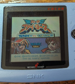 Neo Geo Pocket Color - SNK vs. Capcom: Card Fighter's Clash - SNK Ver. - Tested