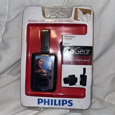 Philips GoGear PAC017 Move Pack Belt Clip Armband Pouch Black New FREE SHIPPING