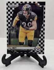 2024 Panini Prizm T.J. Watt Black & White Checker Prizm #245