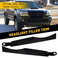 For Toyota Tacoma 2005-2011 Front Bumper Grille Headlight Filler Trim Panels Set