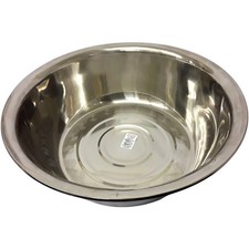 Stainless Steel Deep Mixing Bowl Cooking Baking Salad Serving Bowl Flat Base