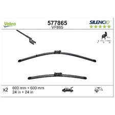 Scheibenwischer Set vorne für Mercedes CLS C218 X218 E-Klasse C207 id20552