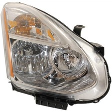 Right Headlight Clear Lens w/ Bulbs Nissan Rogue 2009-2010 NI2503204C