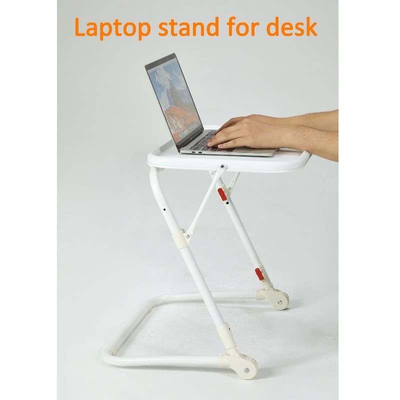 Mainstays Adjustable Folding TV Tray with Cup Holder,20.87"W x 14.76"D x 27.76"H