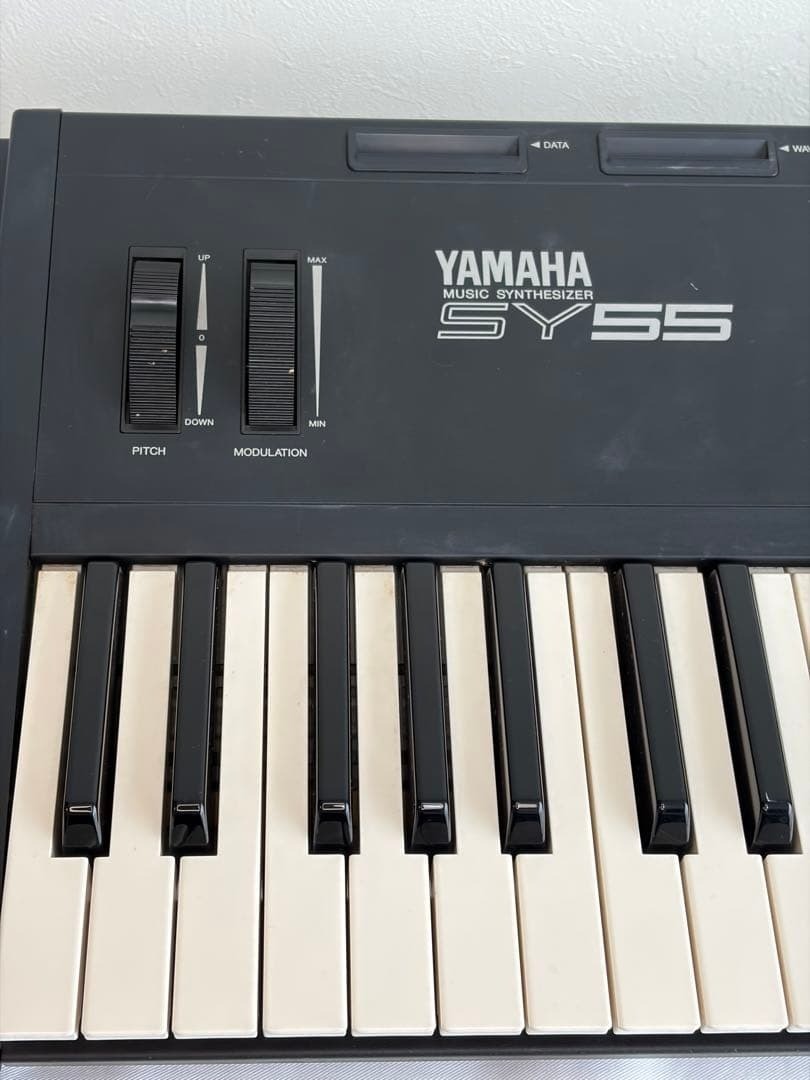 YAMAHA SY55 61-Key Synthesizer AWM2 Sampling Sequencer Tested from