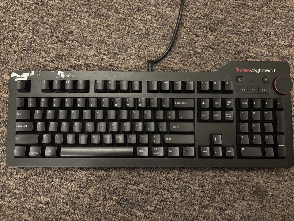 Das Keyboard 4 Professional Wired USB 3.0 Mechanical Keyboard Cherry MX Brown - Image 2 of 4