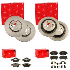 TRW BREMSSCHEIBEN + BELÄGE VORNE + HINTEN passend für VOLVO V70 V60 XC70 S60