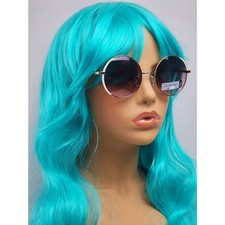 FGX by Foster Grant Gold  White Full Round Metal Frame Sunglasses 52077FGX020