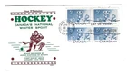 1956 Canada - Ottawa 5c Hockey #359 Block of 4 FDC Cover - JCR Cachet