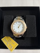 Invicta Angel Women's Watch w/ Mother of Pearl Dial - 34mm, Steel, Gold 41552