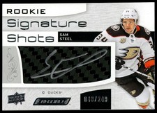 2018-19 Upper Deck Engrained Signature Shots Sam Steel /249 Rookie Auto