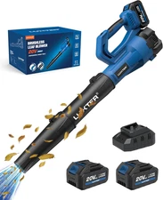 Cordless Leaf Blower 20V Brushless Electric Leaf Blowers 320 CFM & 120 MPH 2-Lev