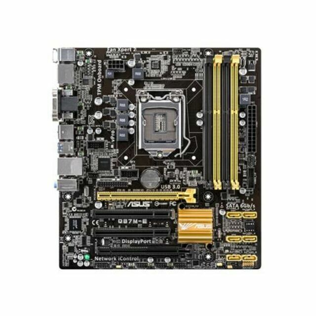 Samsung 870 Qvo Used Very Good: ASUS Q87M-E/CSM LGA 1150 Micro
