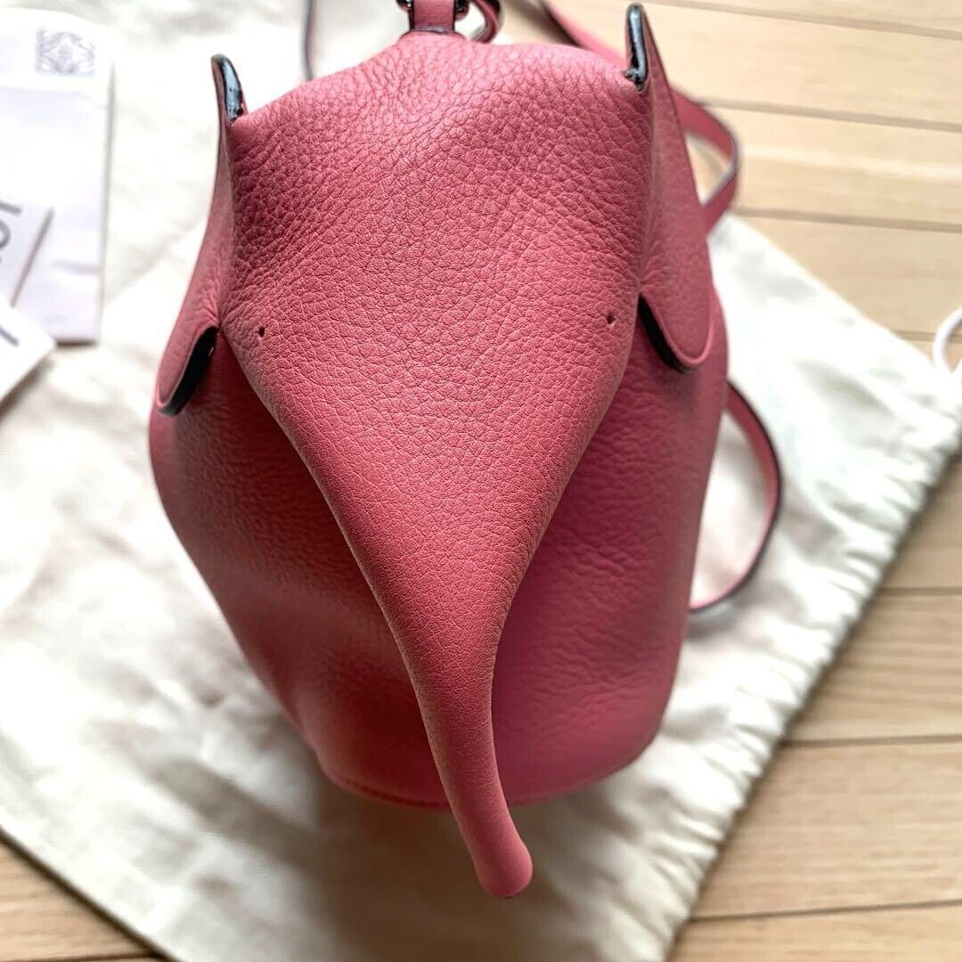Loewe elephant mini bag Pink used With receipt | eBay Loewe elephant mini bag Pink used With receipt | eBay