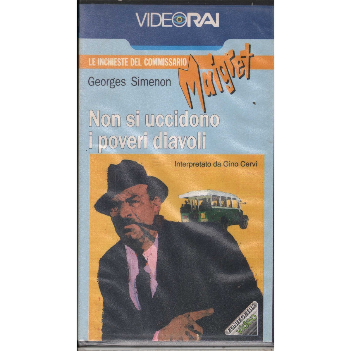 Commissioner Maigret, Don't Kill The Poor Devils VHS Mario Landi Univideo -