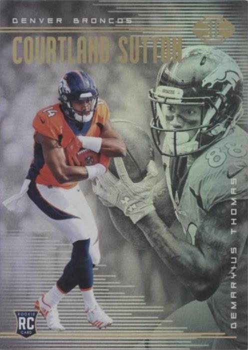 2018 Panini Illusions Courtland Sutton Demaryius Thomas #6 - 1 of 2