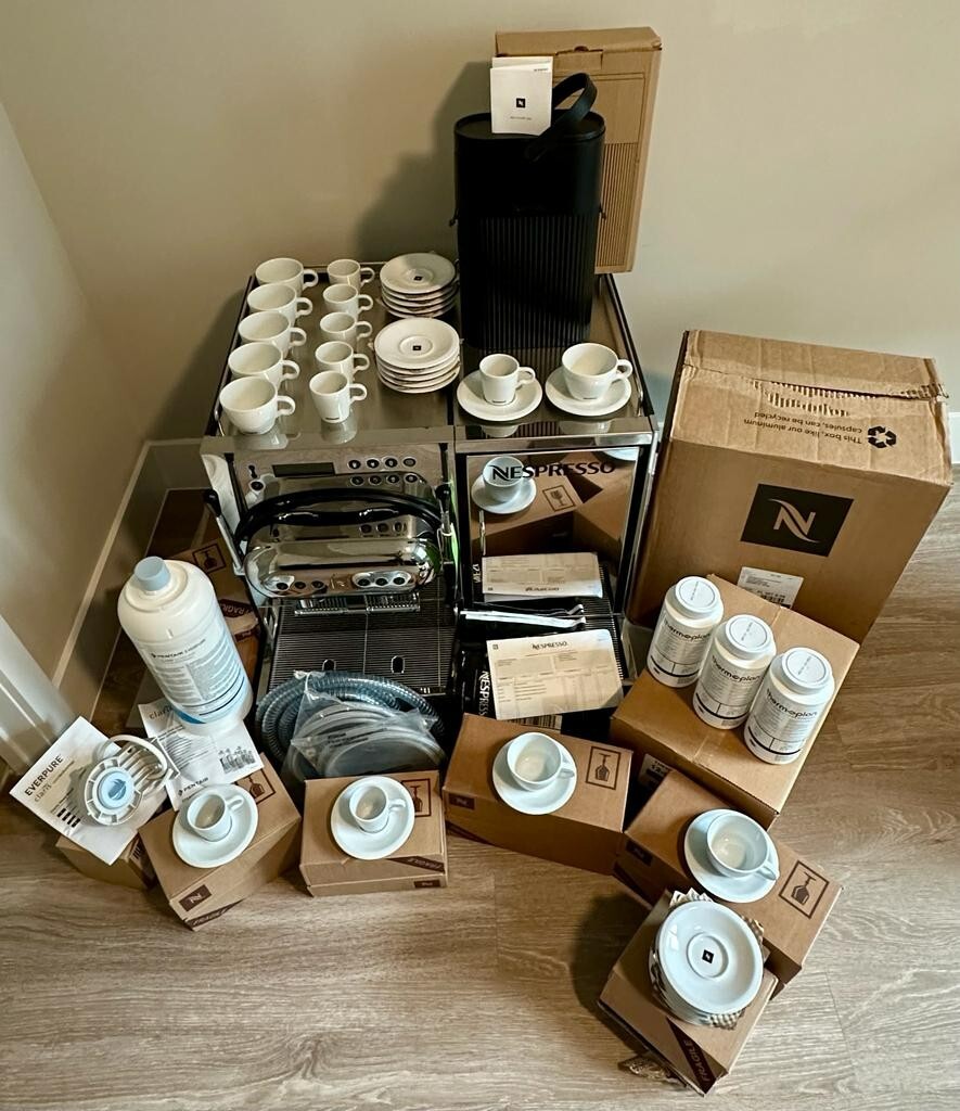 Nespresso Professional Aguila 220 Barista Coffee Machine never used eBay