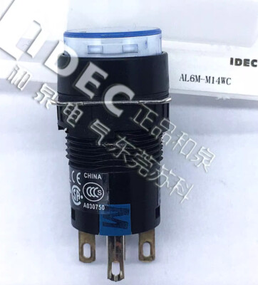1pcs IDEC Push button Switch AL6M-M14WC